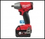 Milwaukee ONE-KEY™ FUEL™ Compact ½″ Impact Wrench With Friction Ring - M18 ONEIWF12-502X