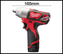 Milwaukee M12™ Sub Compact ⅜″ Impact Wrench
