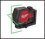 Milwaukee USB Rechargeable Green Cross Line Laser - Model L4CLL-301C