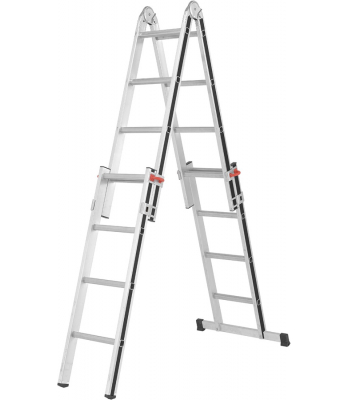 Hymer 4x4 Black Line Telescopic Combination Ladder - Code 7006916