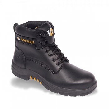 V6 Bison Waxy Derby Boots - VR600-05 - Size 5 - Black