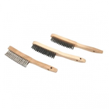 Hand Wire Brush - Stainless Steel - AWBH4QS - 4 Row