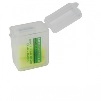 Foam Plugs In Personal Issue Clip Box Container - EP16003 - Pack come with 2 Pairs - Green