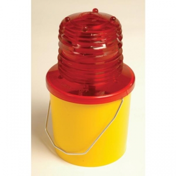 SPC Red Single Battery Static Road Lamp (requires RE3B96B battery) - RE1RM5 - Battery not included