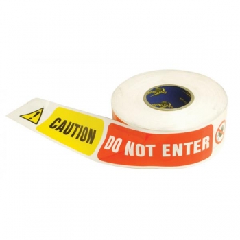 Caution Do Not Enter Warning Tape - RE7CE75 - 75mm x 250m