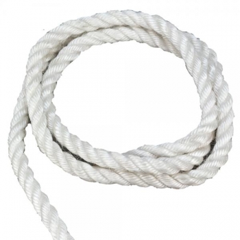 Staplespun Rope (Suitable For Use With Gin Wheel) - RO3S18 - 18mm - White