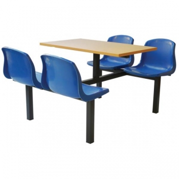 4-Seater Heavy Duty Canteen Unit - CE1CT44 - 1000 x1600mm