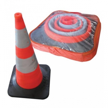 Collapsible Cone c/w Rubber Base - RE4CCR30 - 750mm