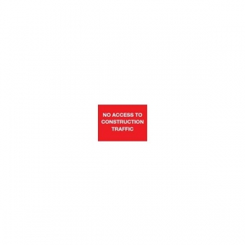 Construction Traffic Sign - OSC8028 - 600 x 450mm