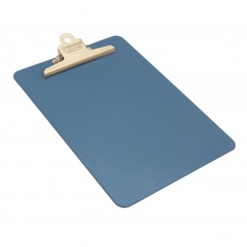 Fallproof Plastic Clipboard with Lanyard Attachment Points - SFETCB - Blue