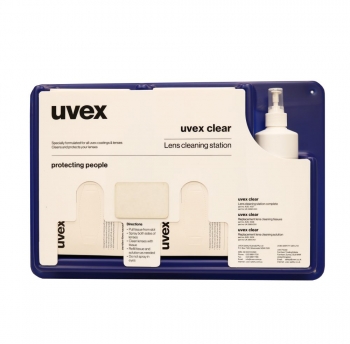 Lens Cleaning Station comes with Cleaning Fluid & Tissues - 9990000 - Wall Mounted