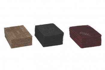 Scotchbrite Hand Pad, High Density And Long Life - AHSBLK-PACK 10 - Black
