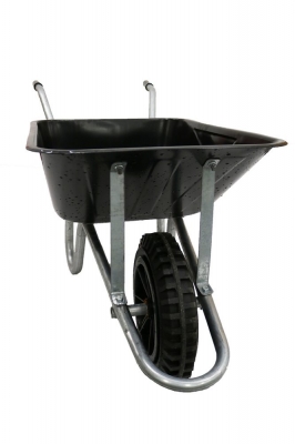 Constructor Wheelbarrow (Solid Tyre) - BA1S30 - 85ltr - Black