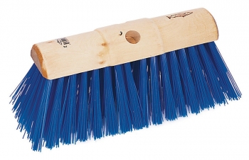 Quality Two-Hole Poly Broom Head - BR3B13 - 325mm / 13 inch  - Blue
