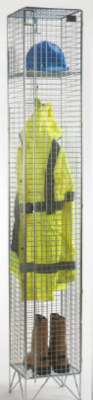Single Tier Mesh Locker - CE5LM1 - H:1974mm / W:305mm / D:305mm