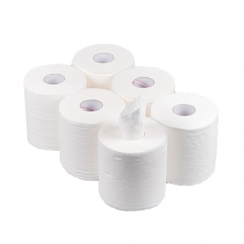 2 Ply Standard Centrefeed Roll - CF8472 - 192mm x 150M (pk 6 rolls) - White