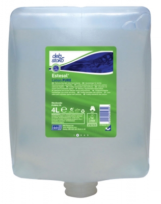 Deb Estesol Lotion PURE  4 Litre cartridge - CJ3PUR4 - 4ltr