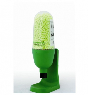 Ear Plug Dispenser comes with 500 Pairs Ear Plugs - EP16004C - 500 Pairs - Green