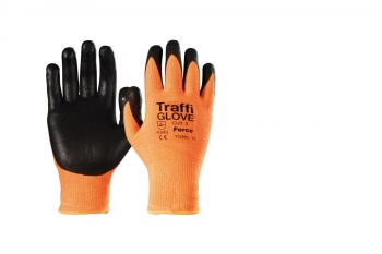 TraffiGlove Force Cut 3 Nitrile Foam Coated Gloves