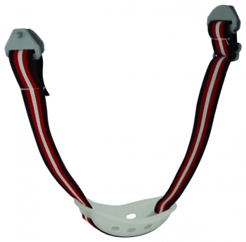 Elastic Chinstrap with Chinguard - HA1AC1 - Adjustable Size - Red/Navy