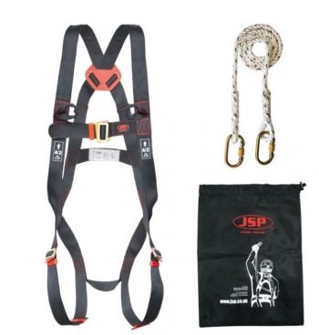 Restraint Harness Kit comes with 2m Lanyard - HN2MRK1 - Complete Kit - Black