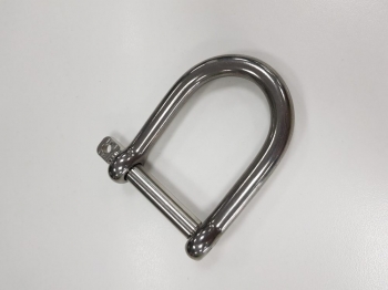 Stainless Steel D Shackle for Tethering Unbreakable Sledge Hammers - HWUSHSS - 10mm Wide