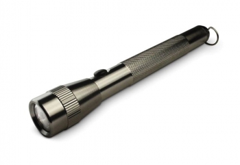 Aluminium Torch - LA1UAAA - Requires 2 x AA Batteries