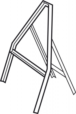 Triangle Sign Frame - OS7TF2 - 750mm