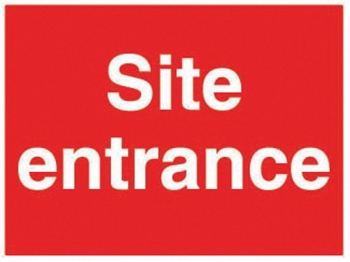 Site Entrance Sign - OSC8024 - 600 x 450mm