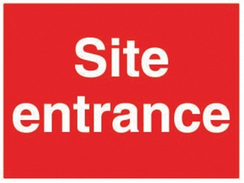 Site Entrance Sign - OSC8024 - 600 x 450mm