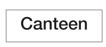 Canteen Sign - OSC8029 - 300 x 100mm
