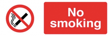 Small No Smoking Sign - OSP3000 - 300 x 100mm