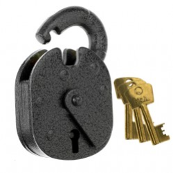 6 Lever Insurance Approved Close Shackle Padlock - PL7ER6 - 74mm