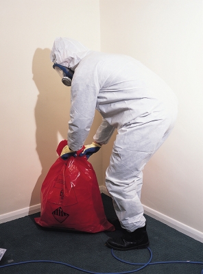 Polypropylene Coated Disposable Coverall c/w Hood - BL3D20-WHT-2XL - 2XL - White
