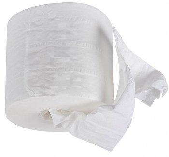 1 Ply Mini Centrefeed Paper Roll - DP0036 - White