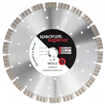 Spectrum Superior Concrete Multi Purpose Diamond Blade - MCX15-300 - 300mm (12 inch )