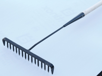 16 Tooth Round Tine Constructor Tarmac Rake - RA7T16 - 2.8KG