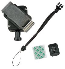 Retractable Mobile Phone Tether - SFARMPT - Black
