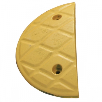 10mph Rubber Speed Ramp End - SR2TM10JE - 2 x 18.5cm (1pr) - Yellow