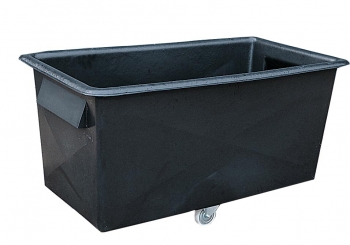 Constructor 4 Wheeled Plastic Container Trolley - TE3CT1 - 1350 x 710 x 740mm - Black