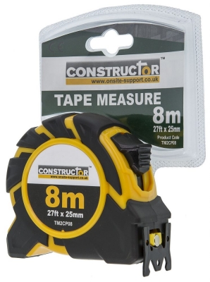 Constructor Premium Heavy Duty Magnetic Tape Measure – Double sided - TM2CP08 - 8m/27ft