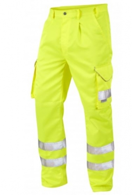 Heavyweight Hi-Vis Polycotton Cargo Trousers