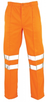 Railway Polycotton Hi-Vis Work Trousers