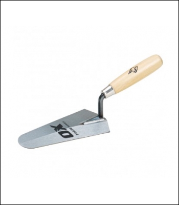 OxTools Trade Gauging Trowel - Wooden Handle 7 inch  / 180mm - Code OX6925