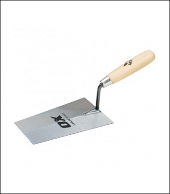 OxTools Trade Bucket Trowel - Wooden Handle / 7 inch  / 180mm - Code OX6929