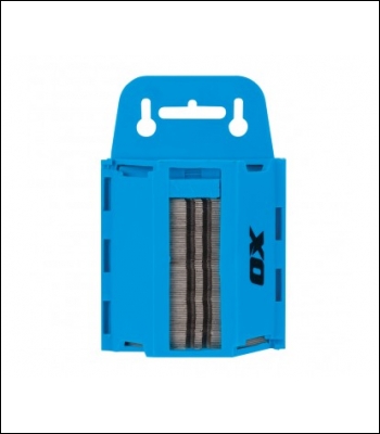 OxTools Pro 100 Pack Heavy Duty Knife Blades & Dispenser - Box Of 6 - Code OX7014