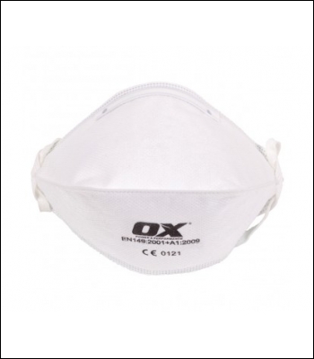 OxTools Ffp2 Fold Flat Respirator - 50 Pk - Code OX7169