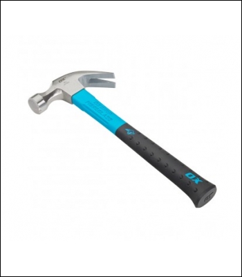OxTools Pro Fibreglass Handle Claw Hammer - Code OX8278