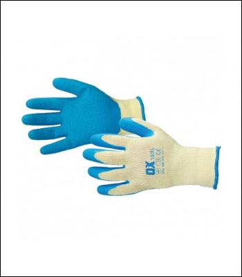 OxTools Pro Latex Grip Gloves - Box Of 12 - Code OX8303