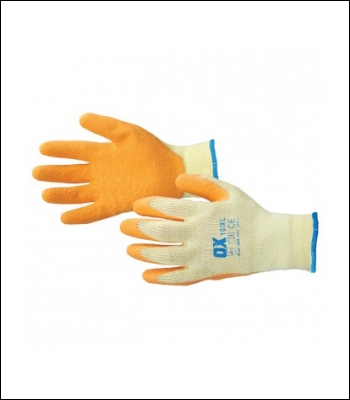 OxTools Latex Grip Gloves - Box Of 12 - Code OX8304